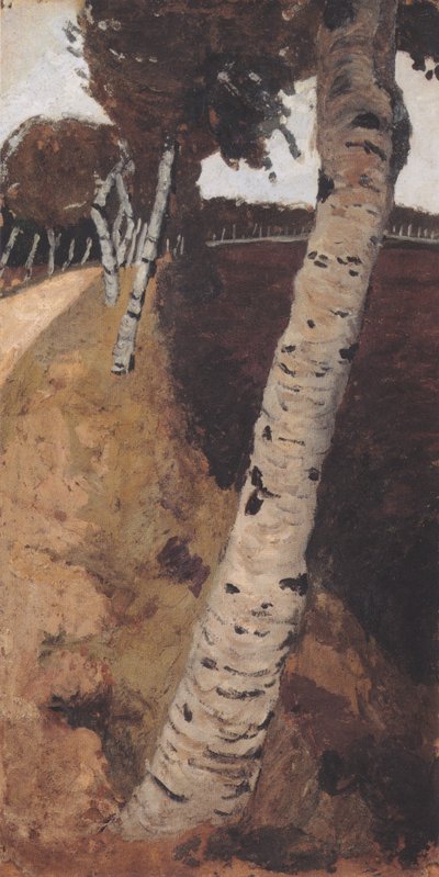 Country Road with Birches by Paula Modersohn Becker